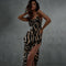 Modern Leopard Printed Slip Dress