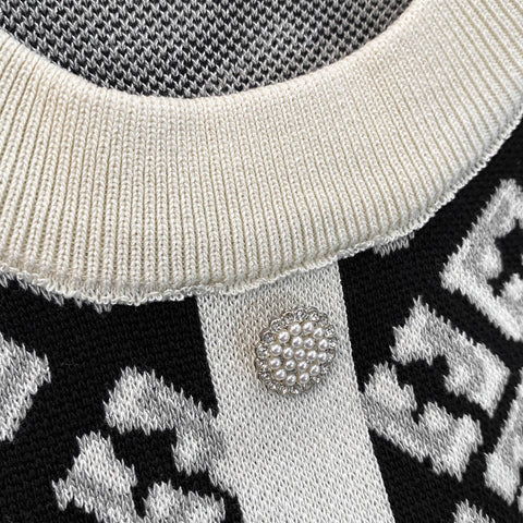 Fancy Knitted Waist-slimming Dress