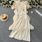 Cardigan&Pleated Skirt Knitted 2Pcs