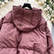 Solid Color Padded Puffy Jacket