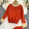 Turtleneck Sweater&Skirt Thermal 2Pcs