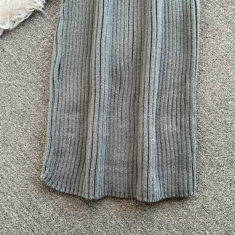 Striped Sweater&Slim Skirt 2Pcs