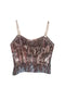 Chic Sequined Fringed Camisole Top