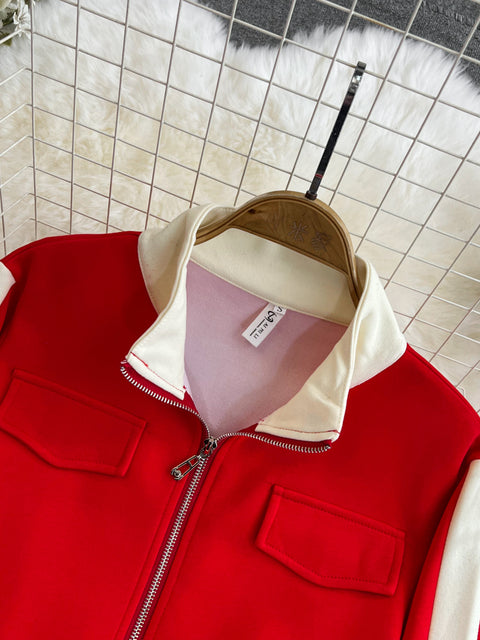 Zipped Jacket&Trousers Sportswear 2Pcs