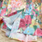Single-breasted Shirt&Shorts Floral 2Pcs