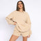 Oversized Sweatshirt&Shorts Sportswear 2Pcs