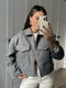 High-end Tweed Zipped Short Jacket