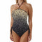 Gold Dust Retro Halter Swimwear