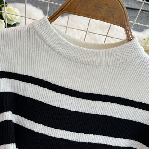 Sleeveless Knitwear&Wide-leg Trousers 2Pcs