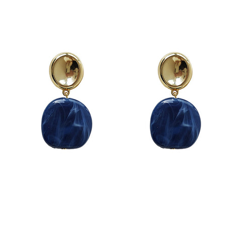 Haze Blue Geometric Fashion Earring