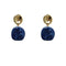 Haze Blue Geometric Fashion Earring