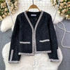 Vintage Loose-fitting Tweed Jacket