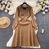 Vintage Delicate Knitted Bottoming Dress