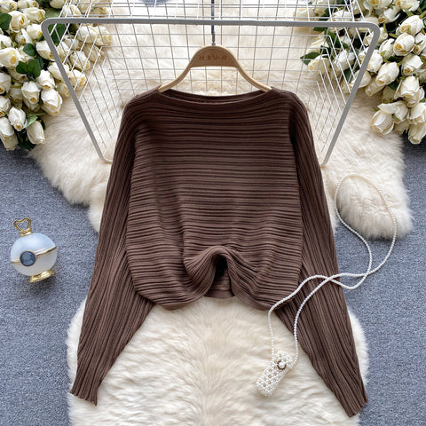 Loose-fit Striped Pullover Sweater