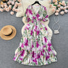 Fairy Vivid Floral Printed Dress