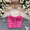 Delicate 3d Floral Beaded Camisole
