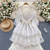 Sweetie See-through Crochet Lace Dress