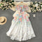 Fairy Off-shoulder Floral Chiffon Dress