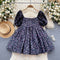 Puffy Sleeve Floral Doll Dress
