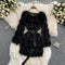 Chic Furry Tassel A-line Dress