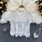 Crocheted Hollowed Knitted Cardigan