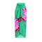 Color Blocking Floral Bikini&Wrap Skirt