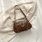 Vintage Chain Studded Crescent Bag