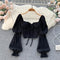 Niche Square-neck Puff Sleeve Blouse