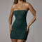 Simple Design Mesh Bottoming Dress