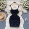 Sweetie Sequined Furry Slip Dress