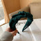 Vintage Ruffled Solid Color Hair Bands