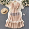 Ethnic Style Embroidered Tassel Dress