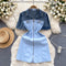 Vintage Zipped Denim Patchwork Dress