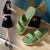 Double Twisted Vamps Flat Slippers