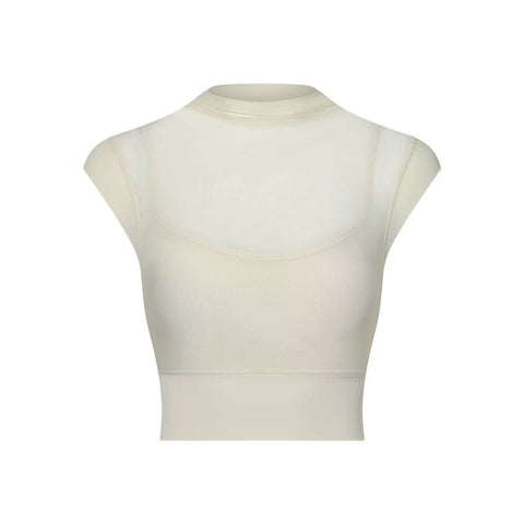 Sexy Mesh Padded Yoga Camisole
