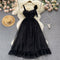 French Style Fairy Mesh Puffy Dress