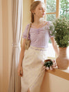 Vine Flower Embroidery Two-piece Set