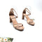High-heeled Square Toe Sandals
