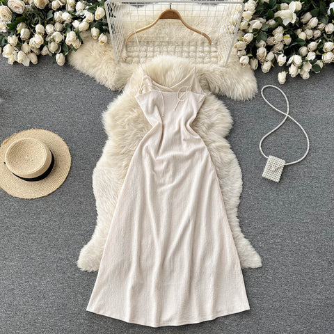 Camellia Halter Dress With Halter Back
