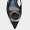 French Metal Trim Pointed Flats
