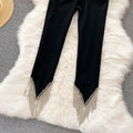 High-end Tassel Opening Trousers