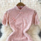 Retro Chinese Style Stand-collar Lace Dress
