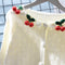 Cut-out Cherry Decorated Collar Cardigan