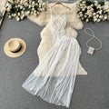 Crossover Camisole&Chiffon Bustier 2Pcs