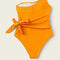 Slimming Solid-color One-piece Swimsuit