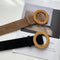 Wide Suede Leather Belt For Ladies