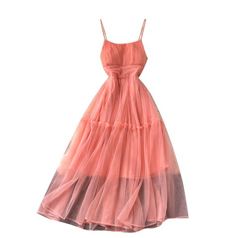 Halter Gauze Dress