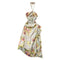 Niche Lace-up Irregular Printed Slip Dress