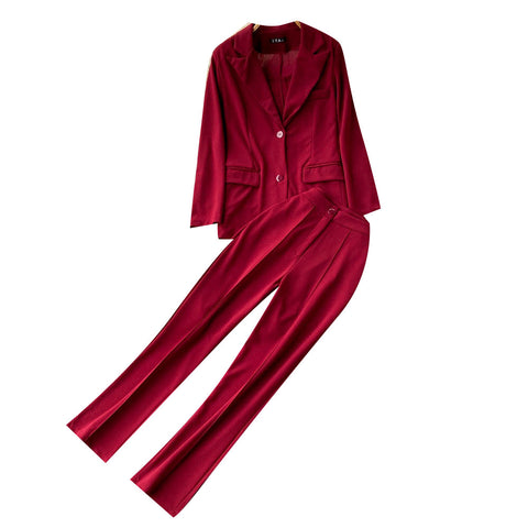 Vest&Lapel Suit&Pants 3Pcs Set