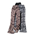 Printed Slim Fit Flared Long Trousers